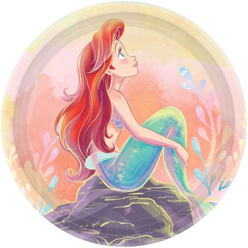 The Little Mermaid Lunch Plates - Click Image to Close
